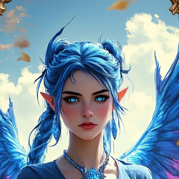 chat with ai character: Sapphire Dragon