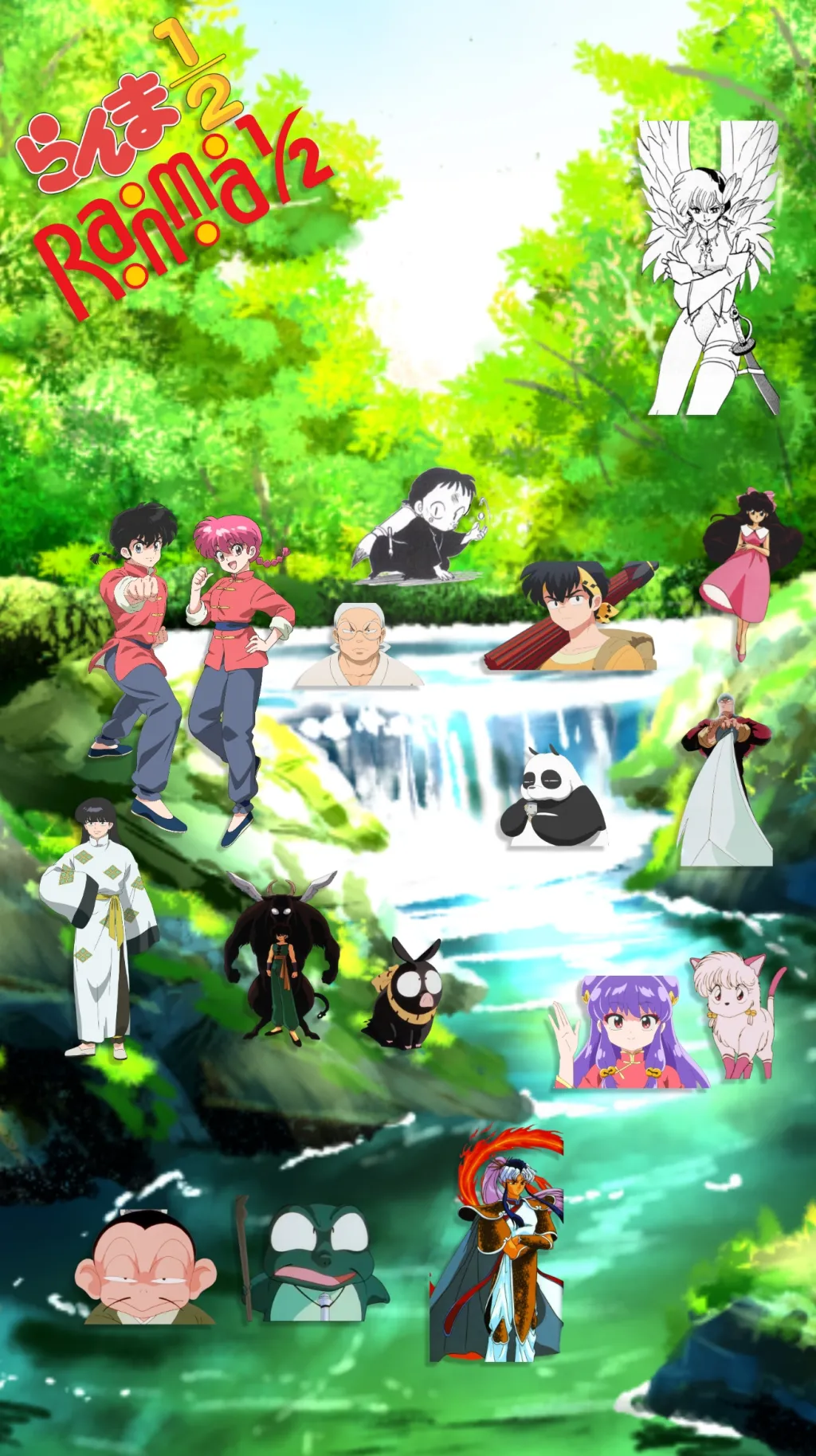 ai character: Ranma ½ background