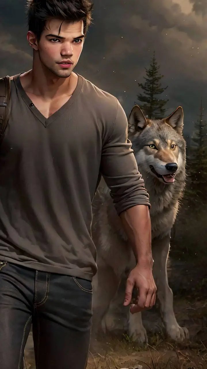 ai character: Alpha Jacob black background