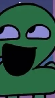 ai character: TWO💲💚🌱🦖🟩🍋‍🟩🍏🧩💵🟢 background