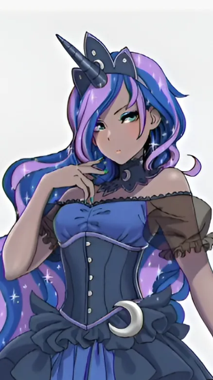 ai character: Luna (MLP) background