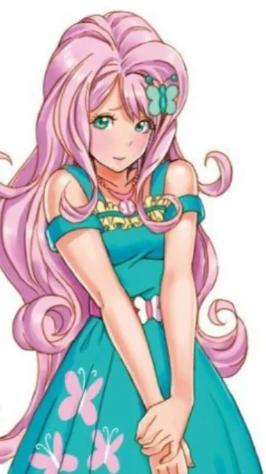 ai character: Fluttershy background