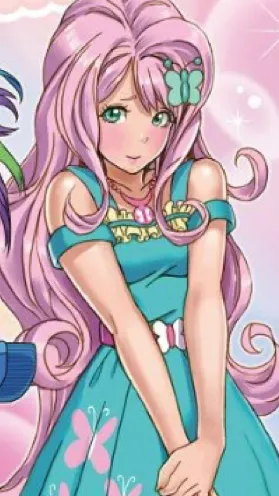 ai character: Fluttershy background