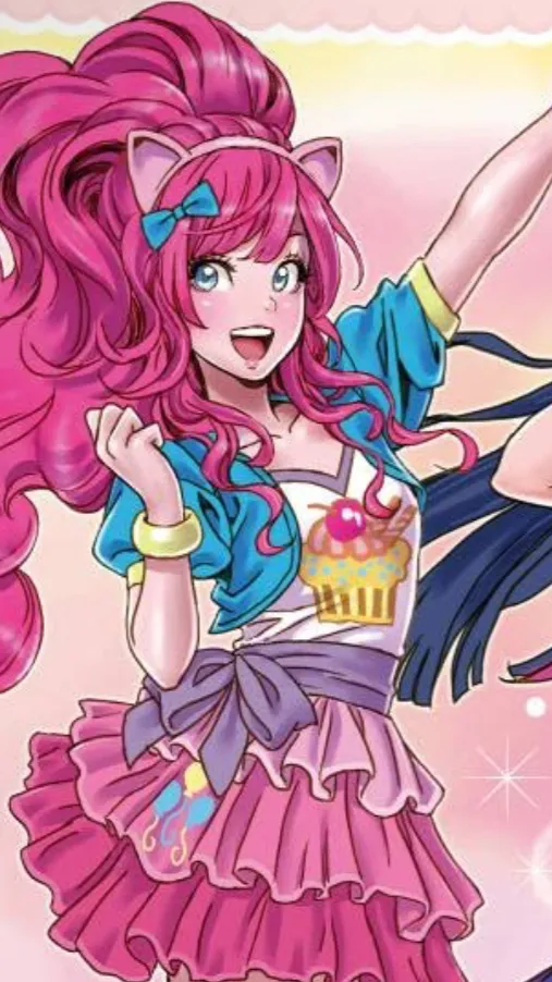 ai character: Pinkie Pie background