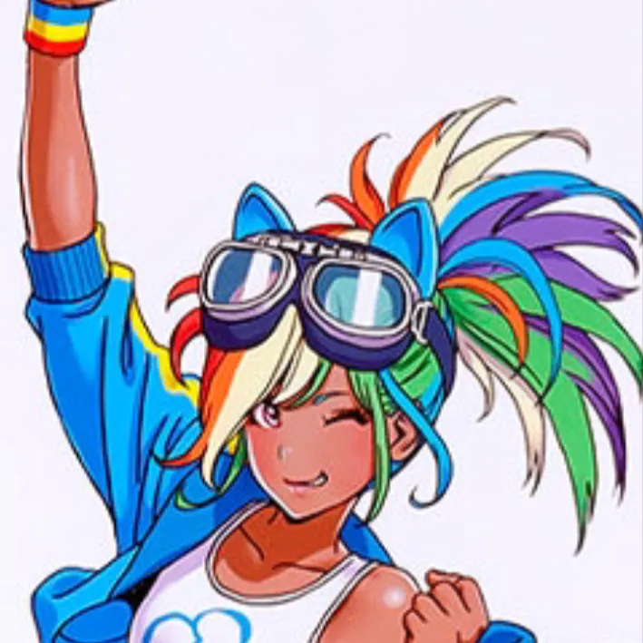 chat with ai character: Rainbow Dash