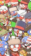 ai character: Countryhumans 👍 background