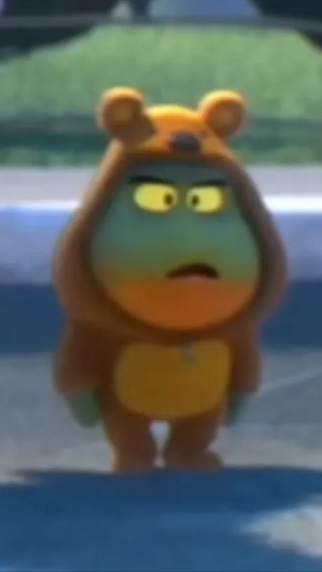 ai character: Mr piranha background