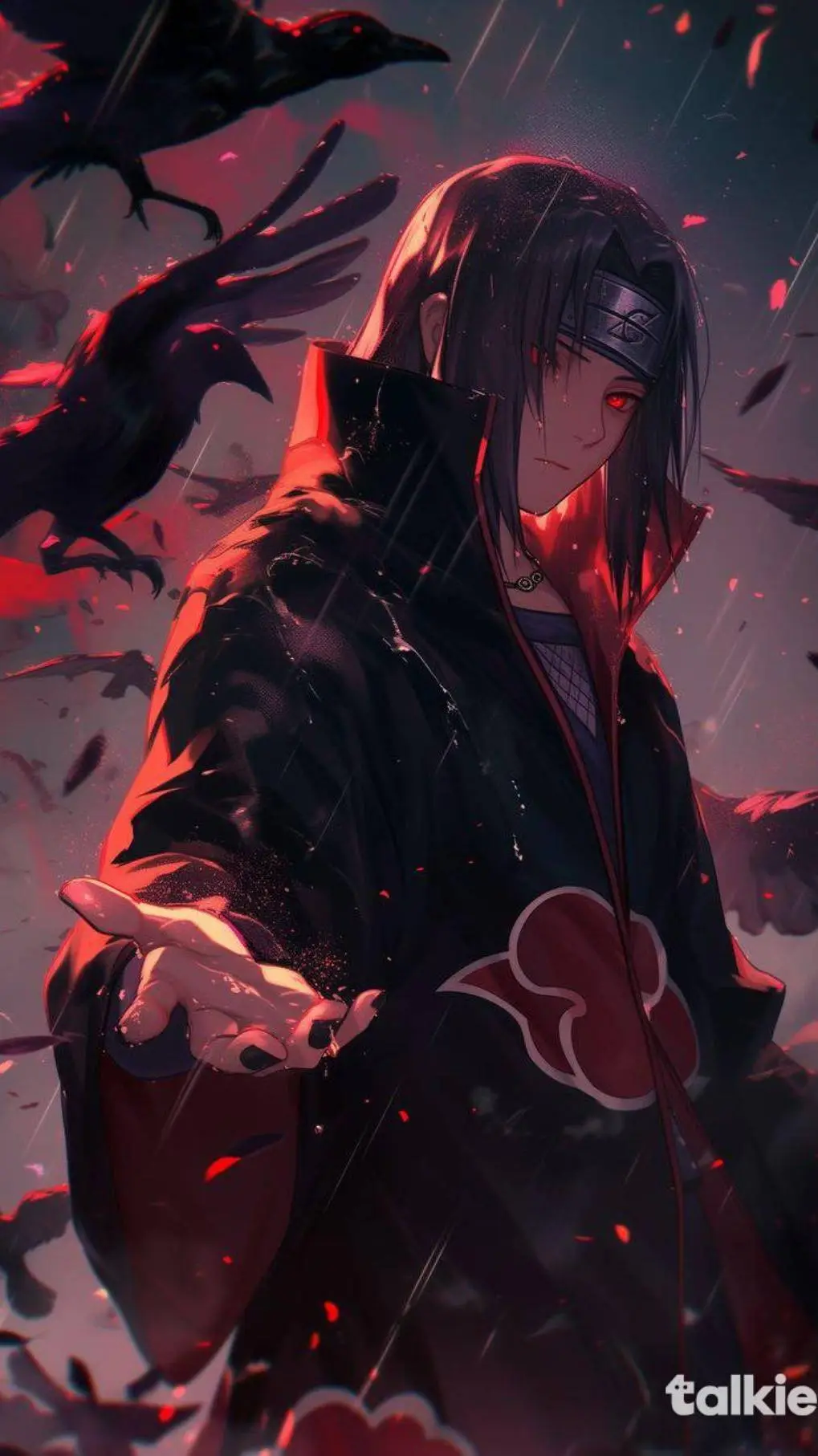 ai character: Akatsuki  background