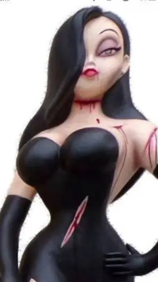 ai character: goth Jessica  background