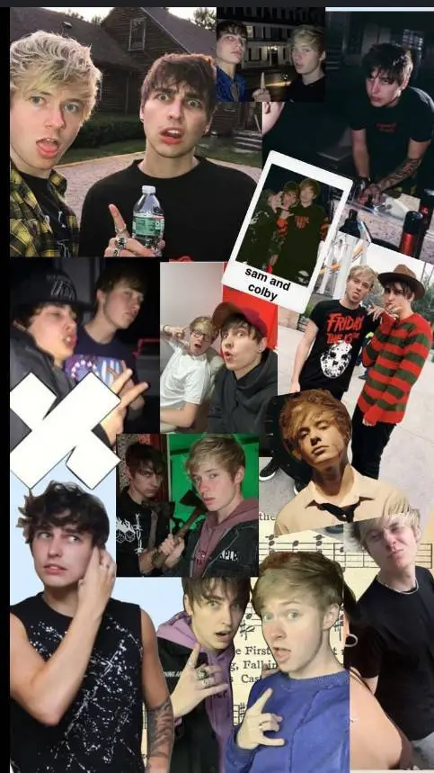 ai character: sam and colby  background