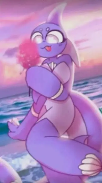 ai character: bubbles background