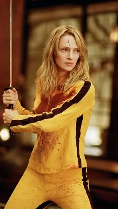 ai character: beatrix kiddo  background