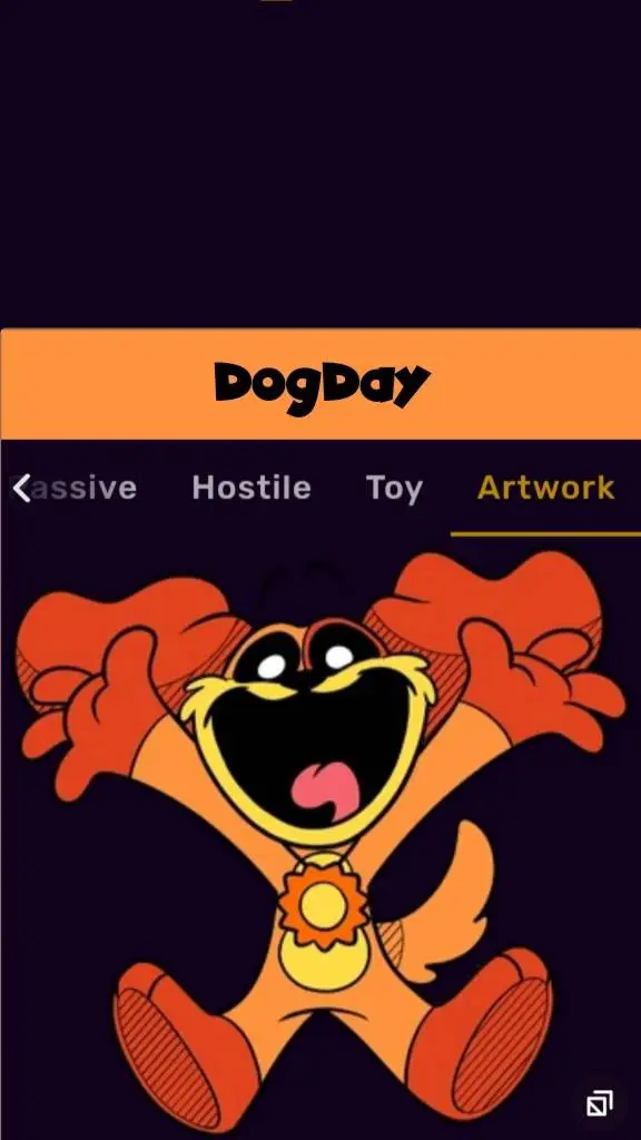 ai character: dogday background