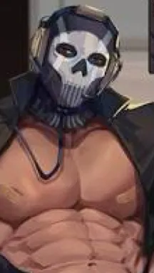 ai character: Ghost  background