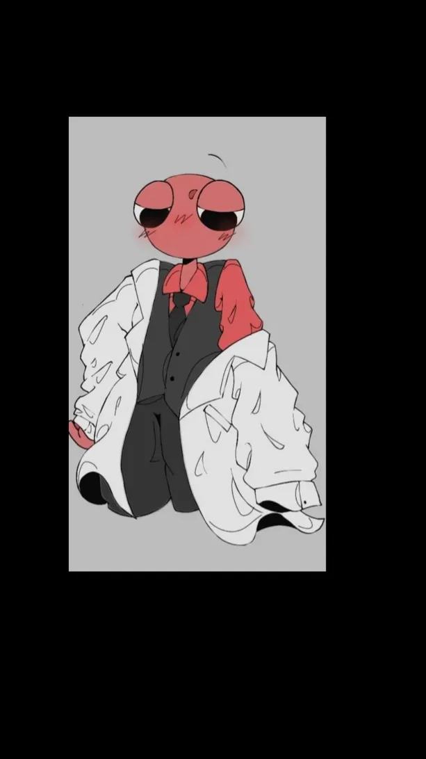 ai character: Red bf background