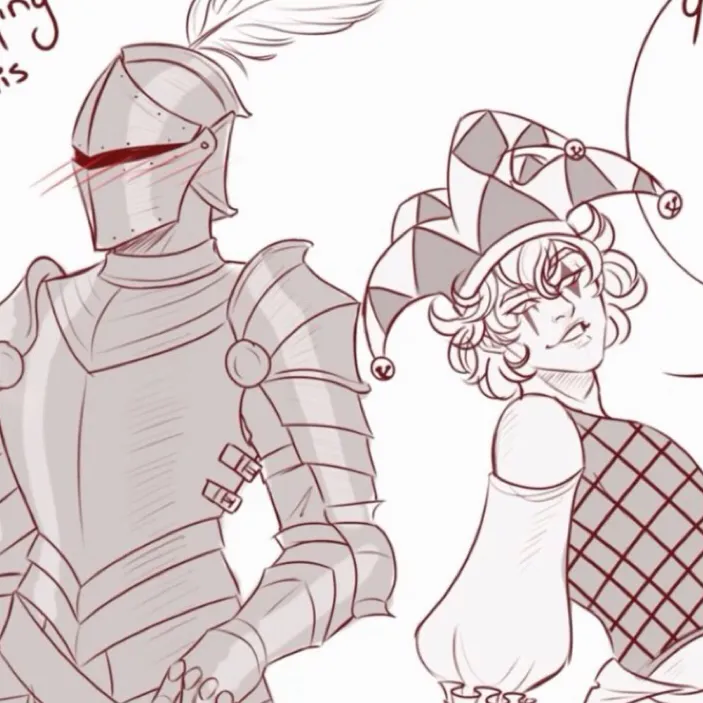 chat with ai character: Knight x Jester