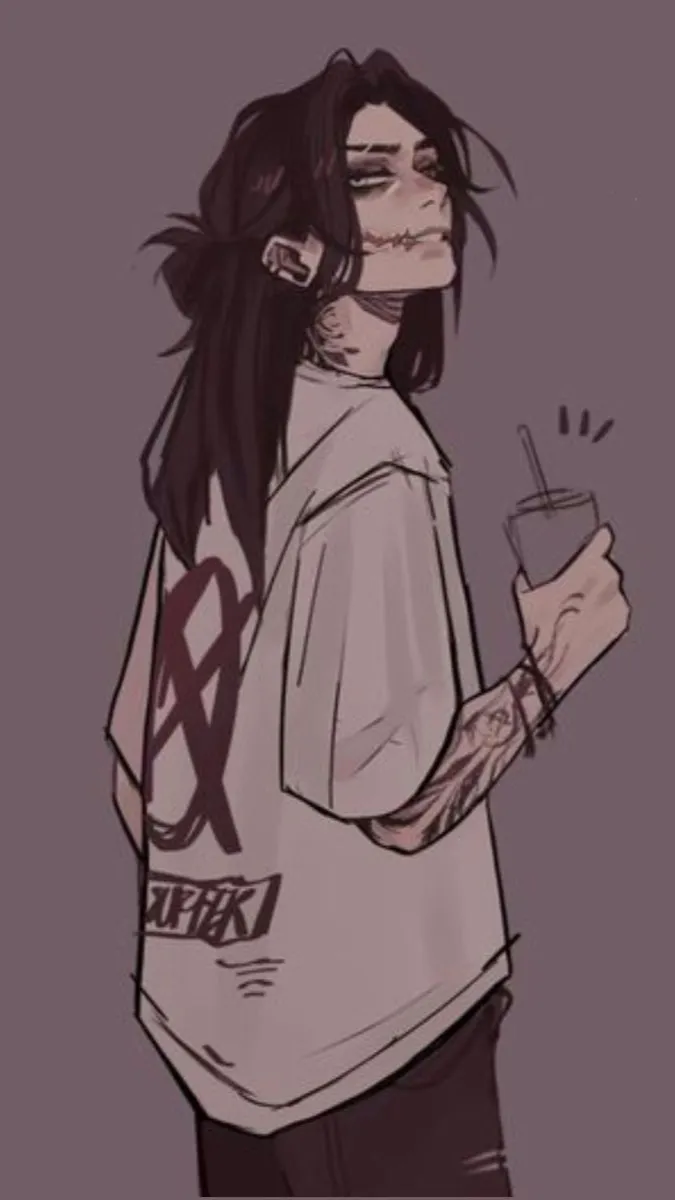 ai character: Jeff the killer  background