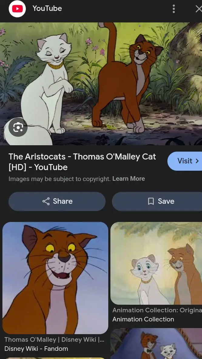 ai character: Thomas O'Malley background