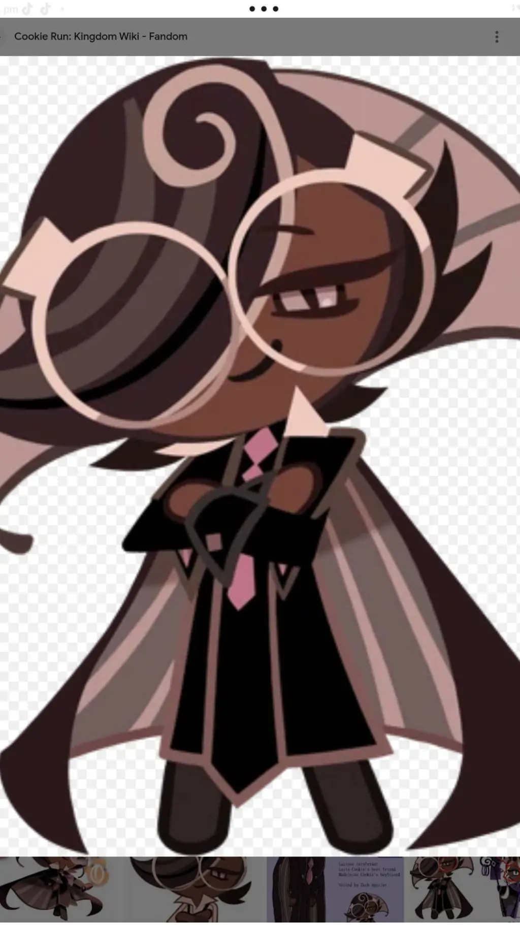 ai character: Espresso Cookie☕🍪 background