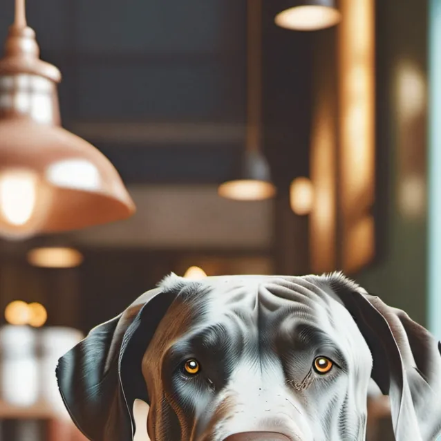 chat with ai character: dog cafe sim 