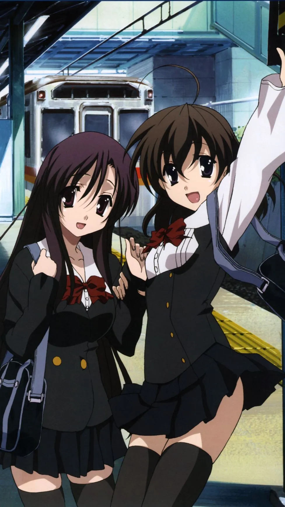 ai character: School days  background