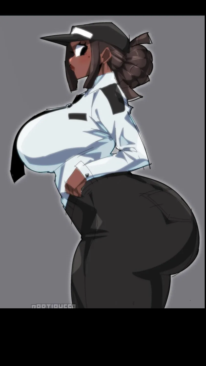 ai character: Night girl background