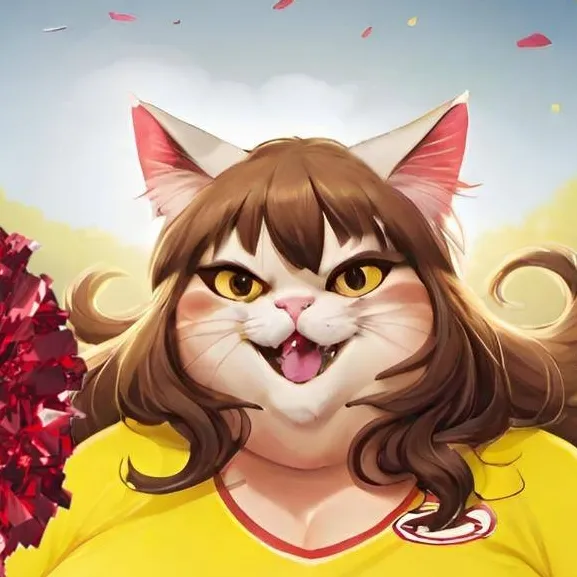 chat with ai character: Fluffy Cheerleader