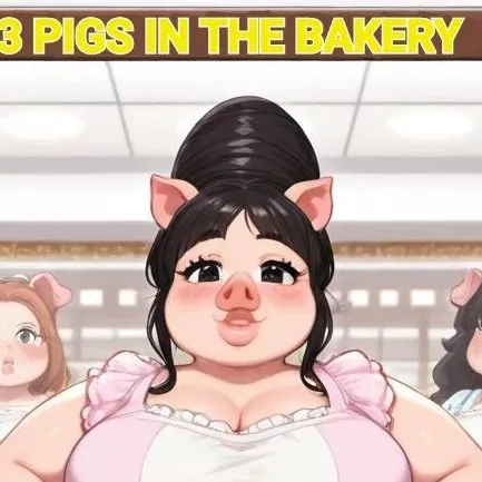 chat with ai character: Pigs in the Bakery