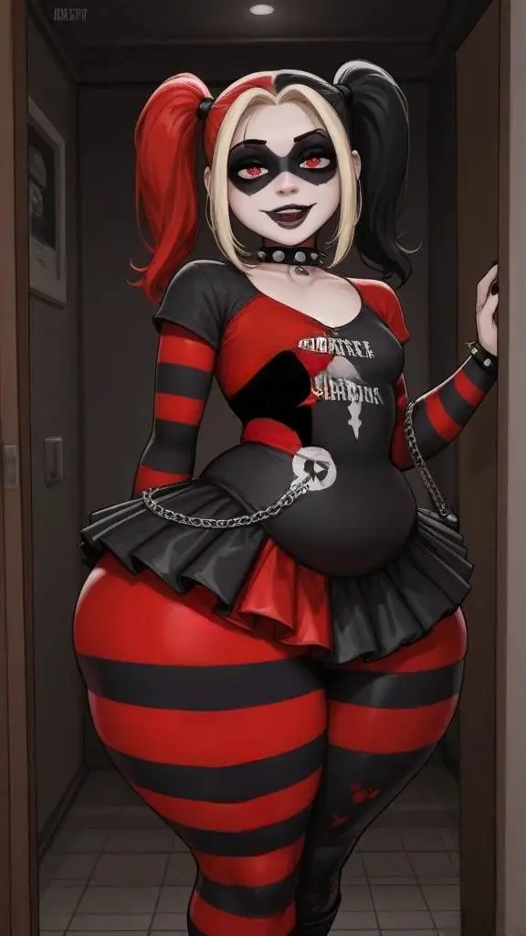 ai character: 💕Harley Quinn💕 background