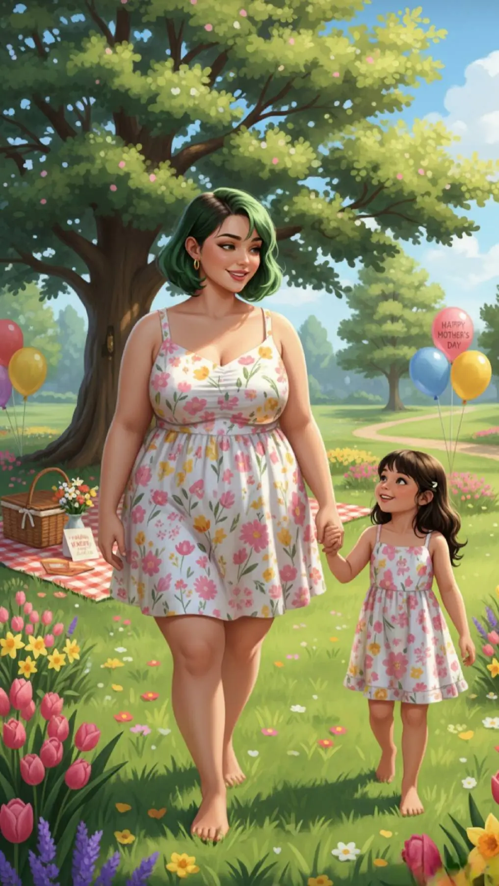 ai character: Mama Julie  background