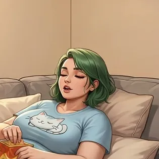 chat with ai character: Julie's Lazy Day