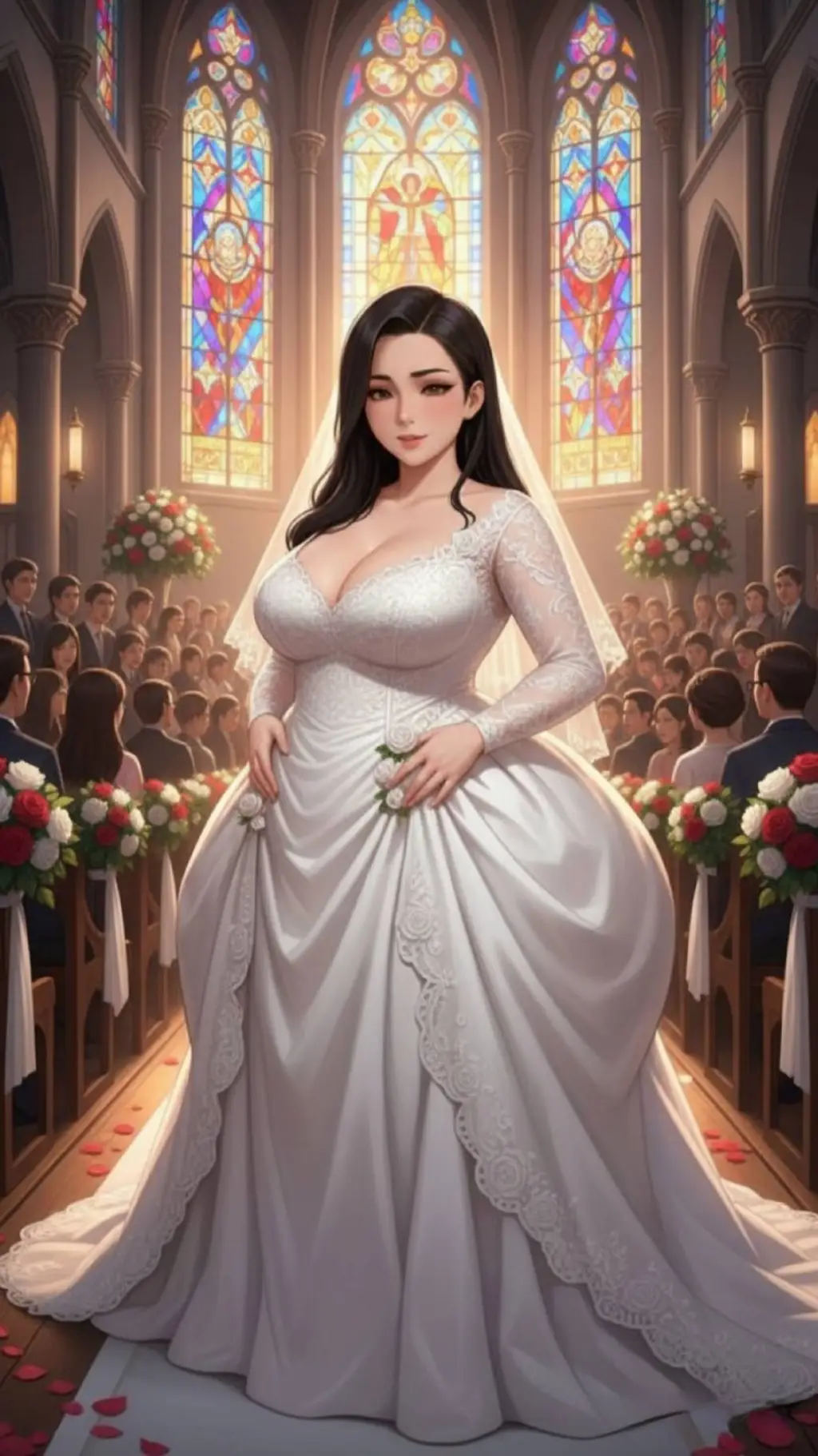 ai character: Raven's Wedding background