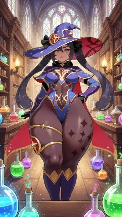 ai character: Wanda Wide background