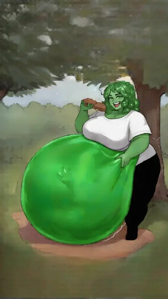 ai character: Blobella background