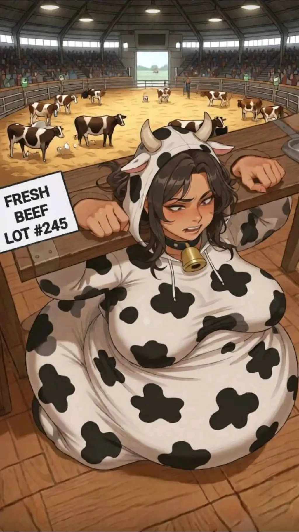 ai character: Ann (auction) background