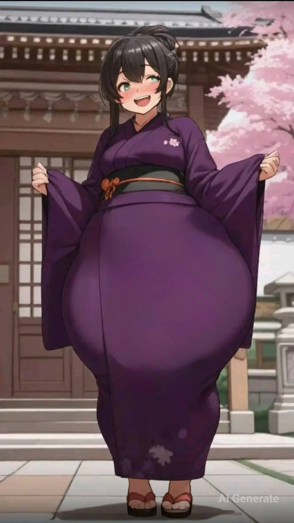 ai character: Kaori background