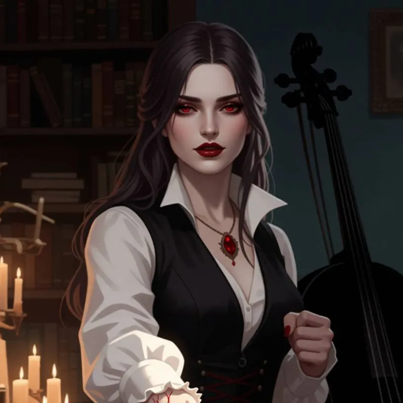 chat with ai character: Emma the vampire 