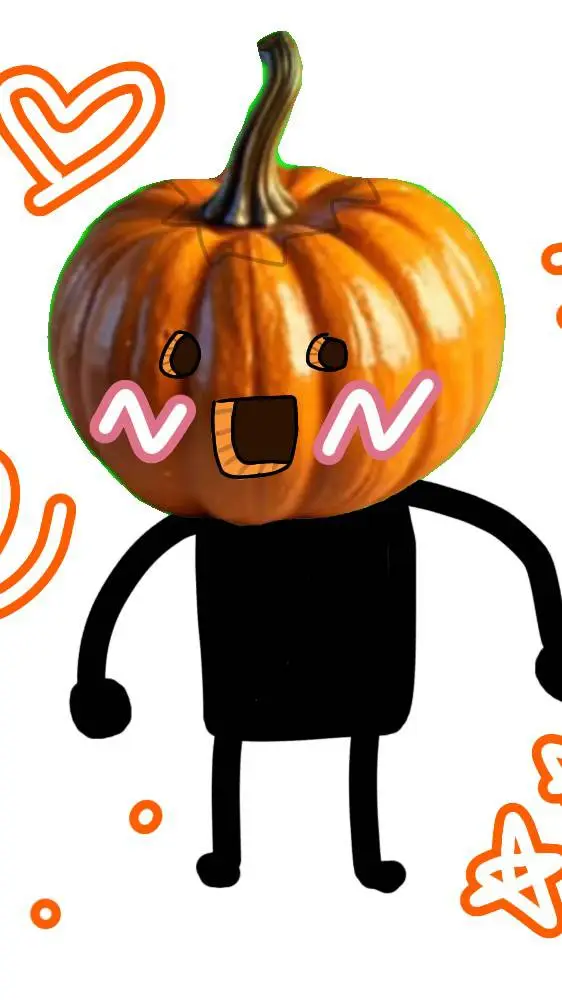 ai character: PUMPKIN!!1! background