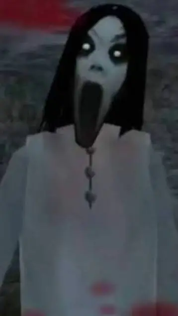 ai character: 🤍slendrina🖤 background