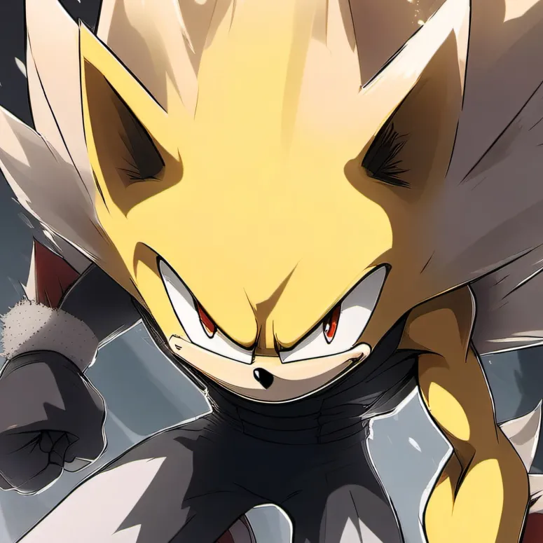 chat with ai character: Evil super sonic