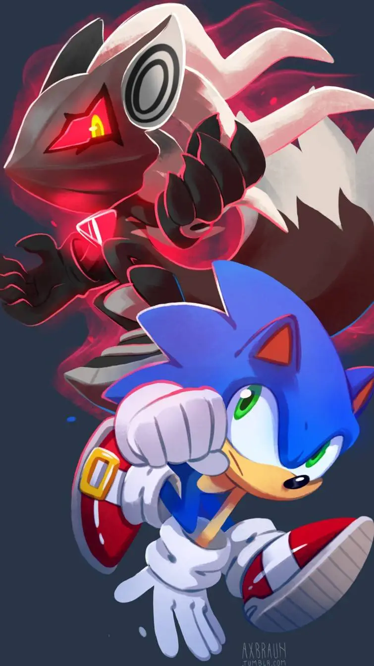 ai character: infinite and sonic background