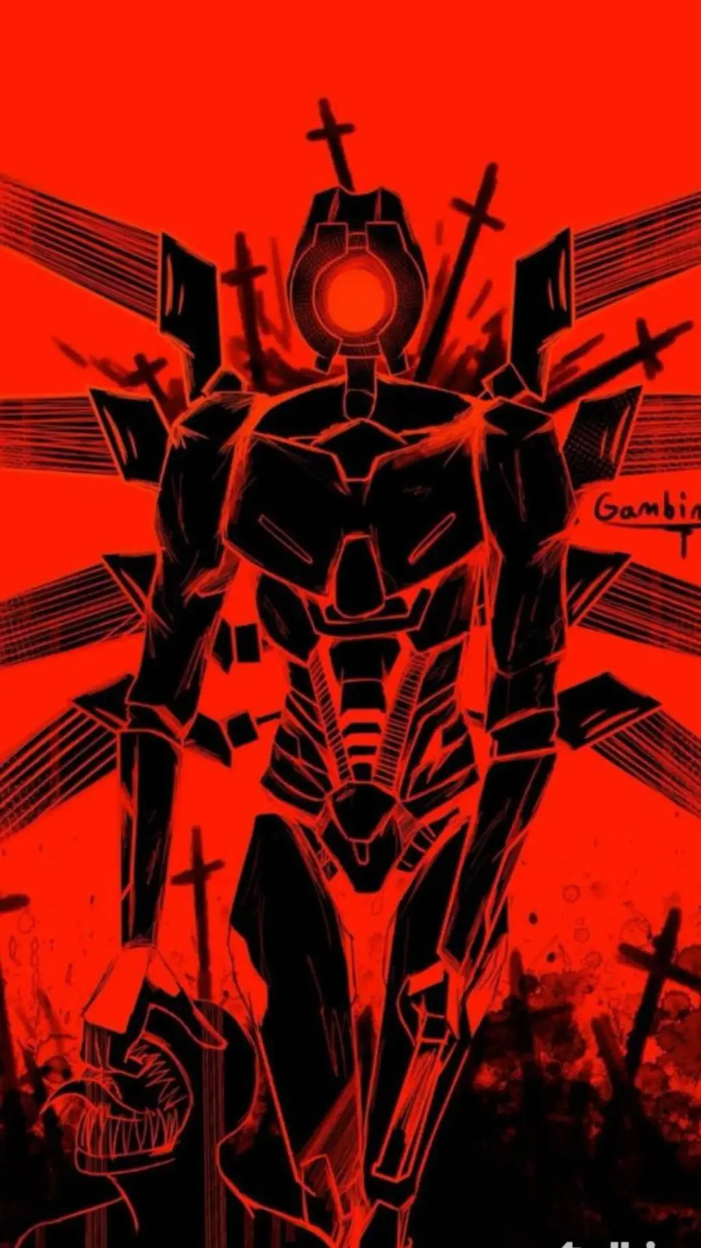 ai character: UltraKill background