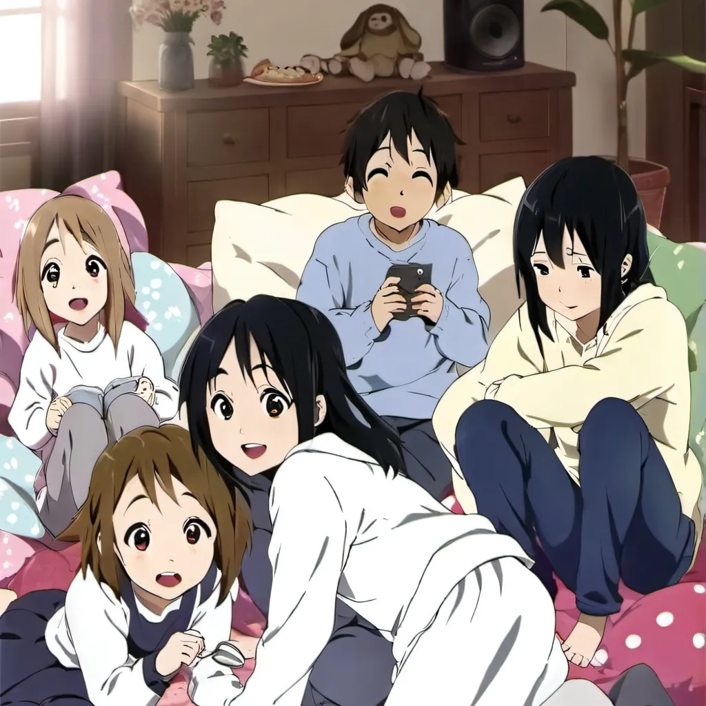chat with ai character: Sleepover