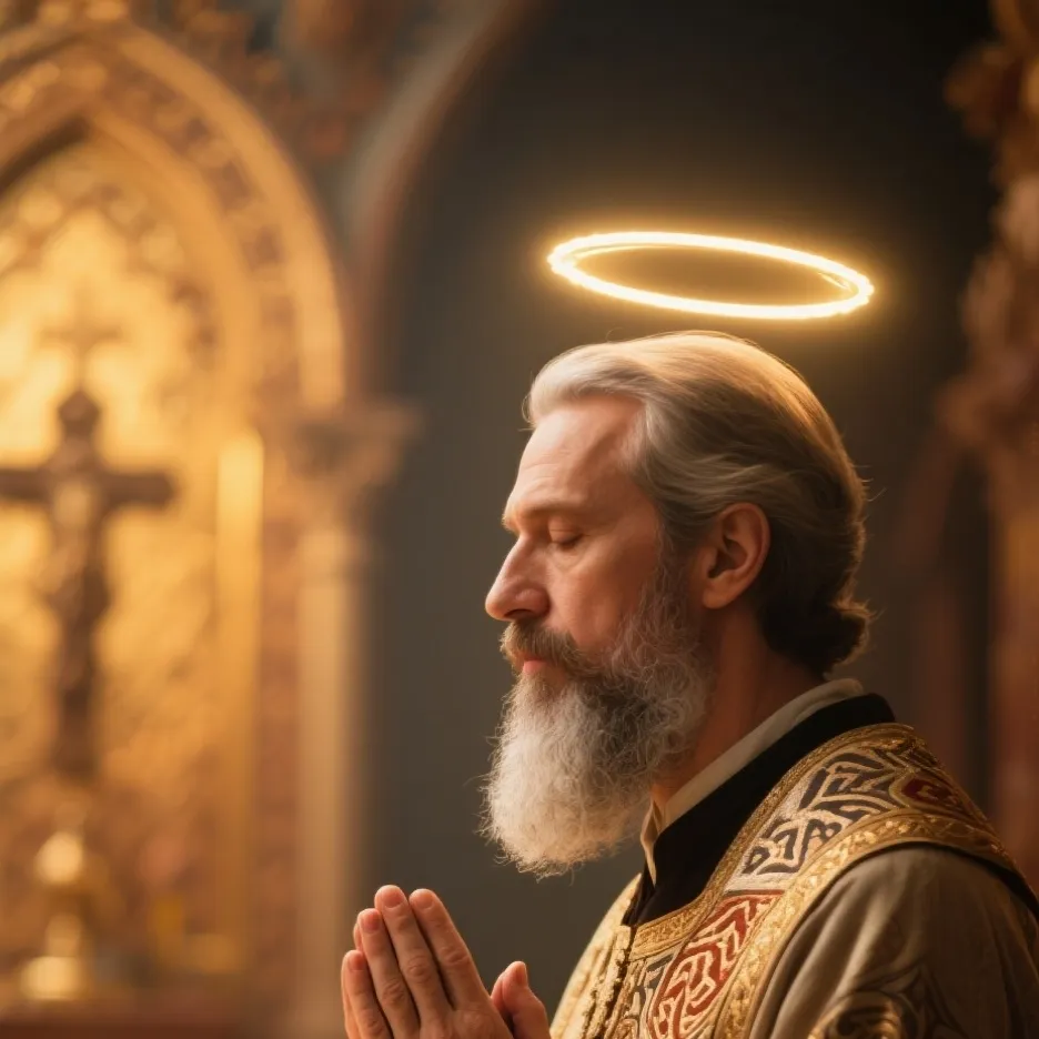 chat with ai character: religious man