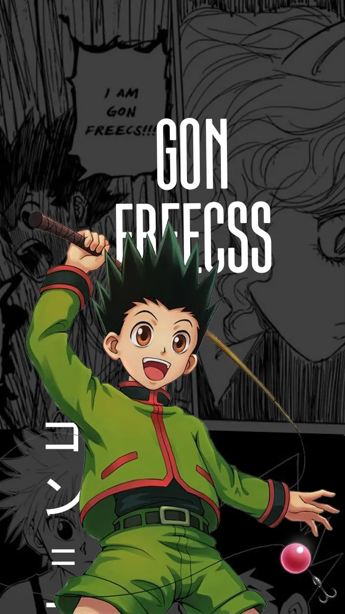 ai character: Gon freecss background