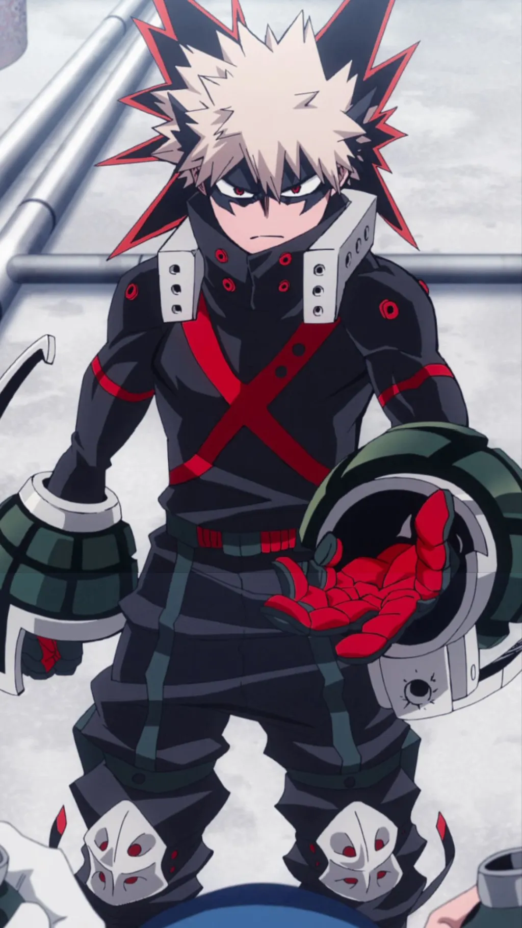 ai character: Katsuki Bakugou background