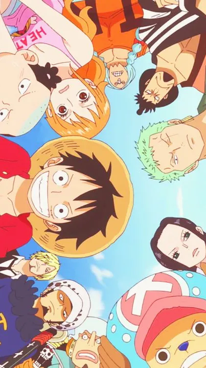 ai character: Luffy cerw background