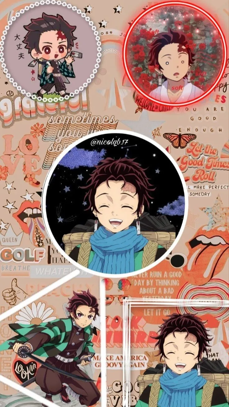 ai character: Tanjiro kamado  background