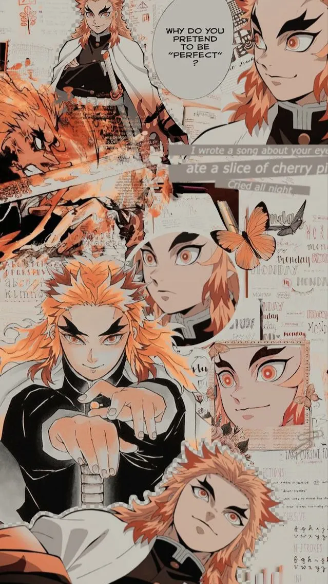 ai character: Rengoku kyojuro background