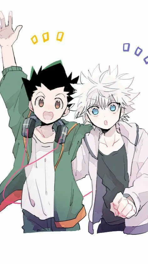 ai character: Killua and gon background
